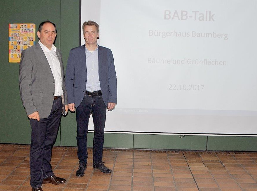 BAB Talk: Markus Gronauer (li), Andreas Apsel (re)