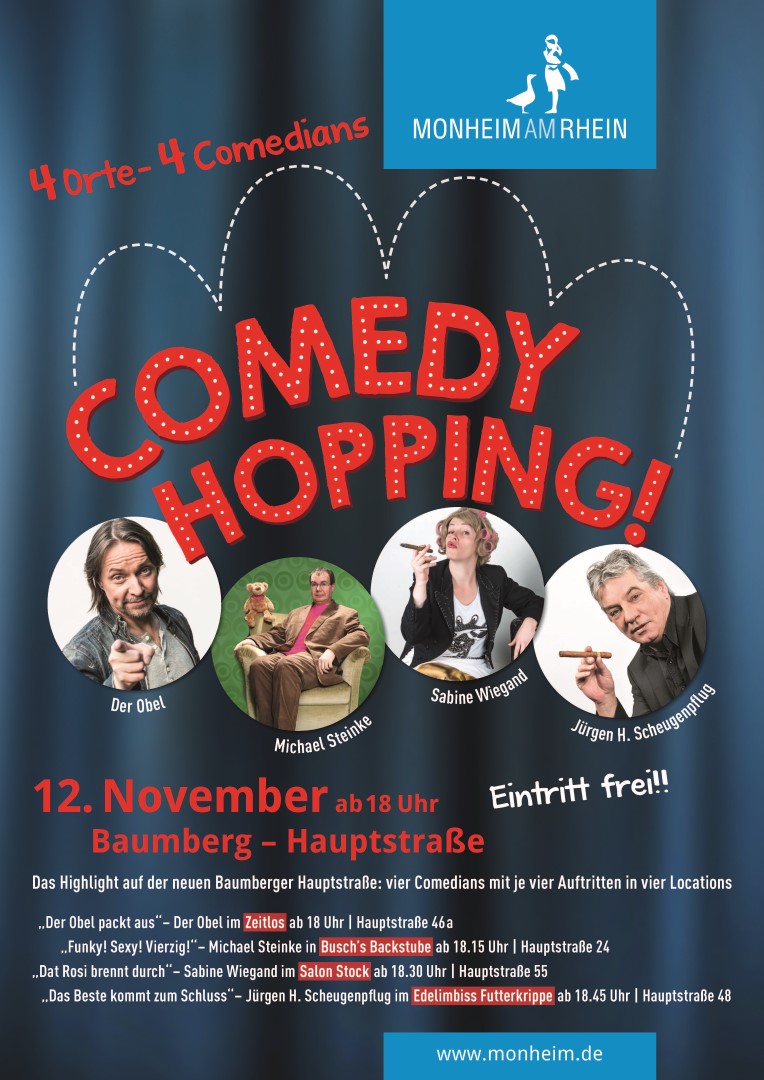 Comedy Hopping am 12.11.2016